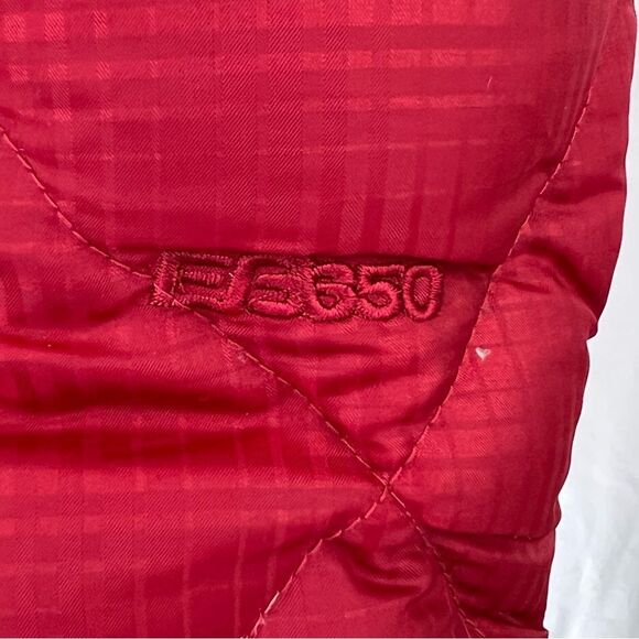 Eddie Bauer 650 Down Parka Sz L Red Long Puffer Jacket Hooded - Picture 8 of 16